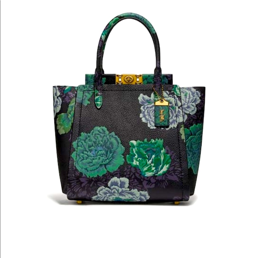 SOLD! Coach Troupe Tote With Kaffe Fassett Print